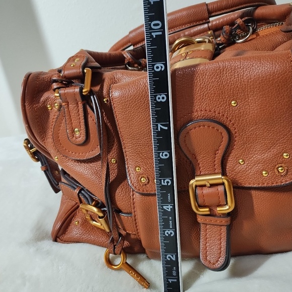 Chloe Large leather satchel Paddington Bag - Picture 4 of 15